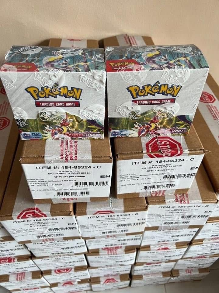 Pokémon Card Half-Pallets for Sale – 15 Factory-Sealed Boxes Wholesale Pokémon card pallets for sale – 15 factory-sealed mixed boxes ready for resale