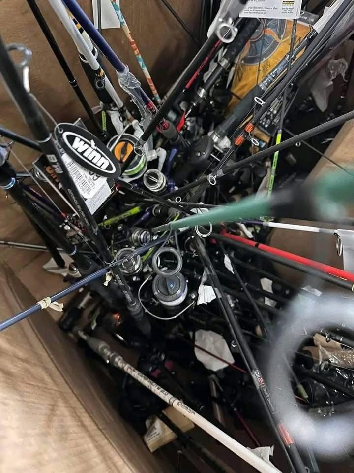 Wholesale Fishing Equipment Pallets – 150 New Items for $450 | Liquidator Pallet Warehouse USA Wholesale Fishing Equipment Pallets for Resellers – Brand-New Fishing Gear and Accessories in Bulk
