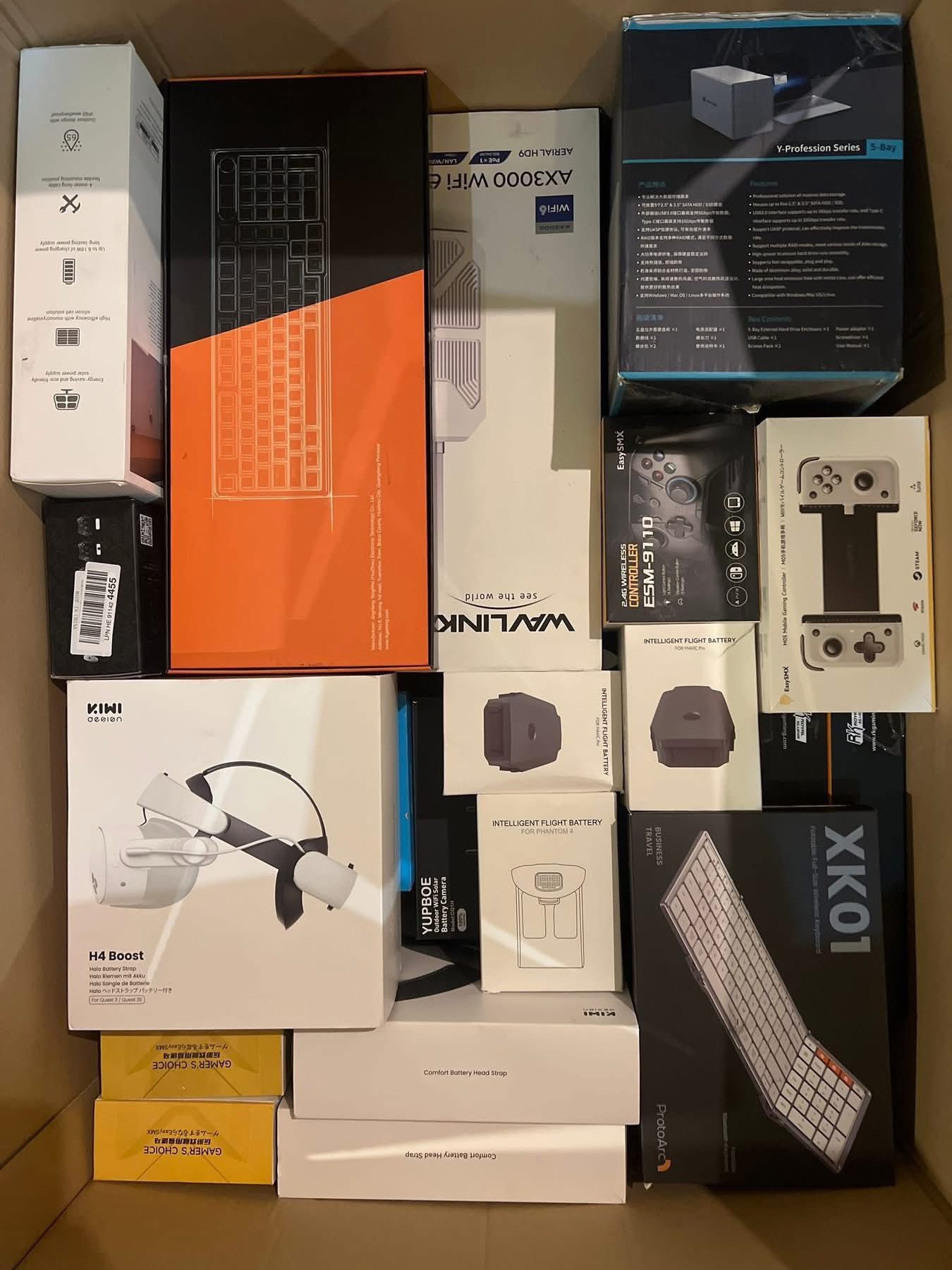 Sealed Assorted Merchandise Boxes Pallet Sealed assorted merchandise boxes for sale by the pallet